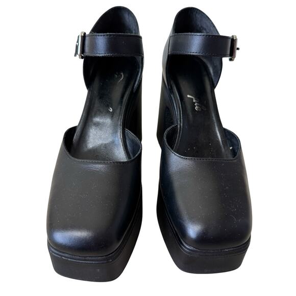 FREE PEOPLE Gwen Platform Mary Janes Black  US 8/ EU 38 - Picture 2 of 11